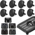 Air Fryer Replacement Parts for Ninja Foodi Airy Fryer, 8 PCS Food Grade Air Fryer Rubber Bumpers Feet Tabs Tips Accessories for Ninja Foodi DZ201...