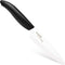 Kyocera Advanced Ceramic Revolution Series 4.5-inch Utility Knife, Black Handle, White Blade - FK-110 WH...