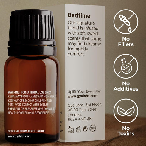 Gya Labs Bedtime Essential Oil Blend for Diffuser- 100% Natural Aromatherapy Bedtime Oil for Sleep, Calming & Relaxing (0.34 fl oz)...