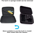 Action Camera Carrying Case Protective Storage Bag Compatible with Gopro Hero 13 12 11 10 9 8 7/AKASO EK7000/Brave 4/Brave 7 LE/Brave 8/APEXCAM/Dr...