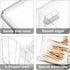 Qtip Holder, Cotton Pads Dispenser with Lid 3 in 1 Cotton Balls Swab Container Clear Acrylic Cosmetic Storage for Bathroom Countertop...
