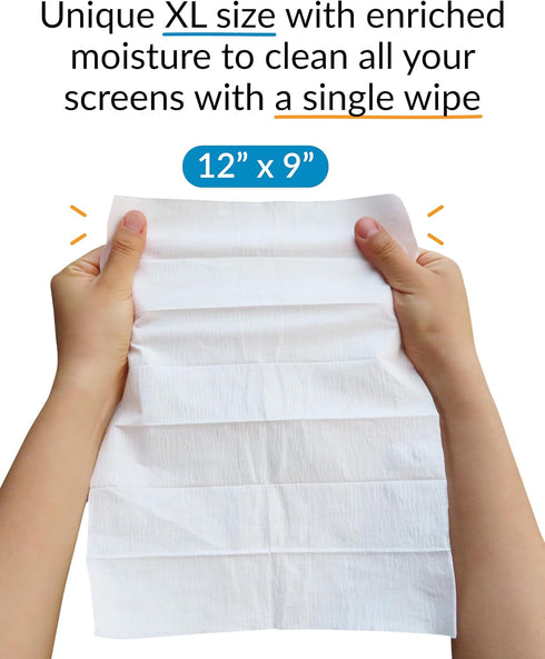 Monitor Cleaner, TV Screen Cleaner Wipes - Convenient for Car Use, No Spray, No Streaks - Reliable TV Cleaner for Smart TV, Car screen cleaner, Bi...