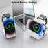 Wireless Charger, Magnetic Wireless Charger Compatible with iPhone 15 Pro/14/13/12 Series, Wireless Charging Station for Apple Watch Ultra 2/9/8/S...
