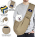 CUBY Dog and Cat Sling Carrier - Hands Free Reversible Pet Papoose Bag - Soft Pouch and Tote Design - Suitable for Puppy, Small Dogs Cats Outdoor ...