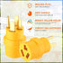 4 Prong to 3 Prong Dryer Adapter Compatible with NEMA 14-50P to 10-30R, 50Amp RV 14-50P Male to Dryer 10-30R Female Adapter Generator Dryer Welder...