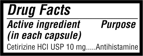 Cetirizine Hcl, 10mg Softgel, 40 Count, 40 Count...