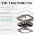 Ultra Look - Fullife 2 in 1 Compatible with Apple Watch Case Series 6 44mm Waterproof Screen Protector, Front & Back Protective Bumper Cover iWatc...