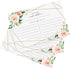 Bliss Collections Recipe Cards, Pack of 50 Double-Sided Geo Floral 4 x 6 Cards for Family Recipes, Wedding Showers, Bridal Showers, Baby Showers, ...