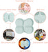 Butterfly Silicone Toddler Plates with Suction, Divided Design Suction Plates for Toddlers Babies, Food Grade Soft Safe BPA-Free Silicone, Dishwas...