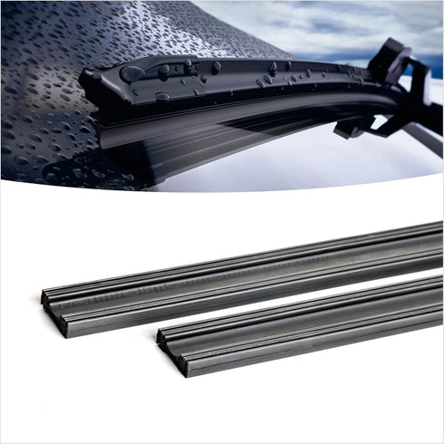 26 inch Frameless Adjustable Size of Universal 4 PCs Refills Replacement Windshield Wiper Refills Replacement for Tesla,Toyota,Hyundai,Honda Front...