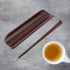 TOPINCN Tea Ceremony Utensil Tools Set Chinese Gong Fu Tea Tool Tea Tools Medium Size Tools -Roast Red Two-Piece...