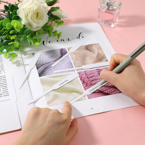 400 Pcs Fragrance Test Strips Perfume Testers Strips Perfume Test Strips Paper Disposable White Perfume Paper Strips Essential Oils Test Card Blot...