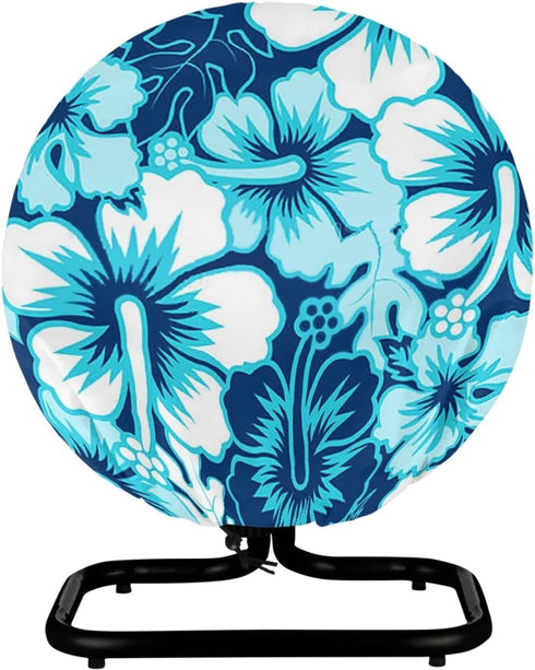 Hawaiian Print Drum Fan Cover, Dust Cover for 18-20" Fan,Waterproof&Dustproof Floor Fan Cover in Heavy Duty Polyester for Outdoor and Indoor...