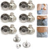 6PCS Perfect Fit Instant Button, Instant Buttons, Jean Replacement Buttons Removable Button No Sew Buttons to Extend or Reduce an Inch to Any Pant...