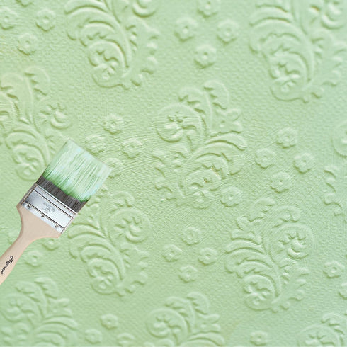 Flat Paint Brush Soft Bristle 3 inch Wide Wooden Stain Brush for Walls, Furniture, Chalk and Fence, Utility Household Paint Brush...