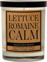 CEDAR CRATE MARKET Lettuce Romaine Calm, Kraft Label Scented Soy Candle, Citrus, Lavender, Woody, 10 Oz. Glass Jar Candle, Made in The USA, Decora...