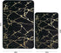 Eanpet Marble Bathroom Rugs Nonslip Black Gold Bathroom Mats Ultra Soft Washable Bath Mats for Bathroom Floor Mats Carpet Water Absorbent Shower R...