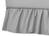 American Baby Company Ultra Soft Microfiber Ruffled Porta/Mini-Crib Skirt, Grey, for Boys and Girls...