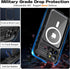iPhone 15 Pro Max Waterproof Case Compatible with MagSafe, Metal Heavy Duty IP68 Underwater Built-in Screen Protector, Military Grade Shockproof R...