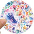 100PCS Ocean Stickers, Cute Sea Creature Aesthetic Decals Vinyl Waterproof Stickers for Water Bottle Laptop Luggage Helmet Skateboard Snowboard Gu...