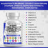 Eye Health Vitamins with Bilberry 6000mg Lutein & Zeaxanthin 40mg Lycopene 40mg Resveratrol 3000mg Grape Seed Extract 6000mg Omega 3 4000mg Astaxa...