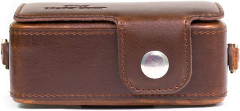 MegaGear MG1222 Canon PowerShot G9 X Mark II, G9 X Leather Camera Case with Strap, Dark Brown...