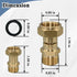 Pressure Washer Hose Swivel Joint, M22 14mm Anti Twist Fitting, 3000 PSI...