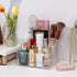 Yesesion Clear Makeup Organizer with 5 Compartments, Plastic Bathroom Counter Storage for Skincare, Toothbrush, Cosmetics Brushes, Palette, Lipsti...