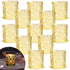 LOVEINUSA 48pcs Votive Candles Holders Wraps, Gold Tea Light Candle Fairy Home Decoration (No Bottom)...