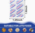 100 Packs 100CC Oxygen Absorbers (10 Packs of 10), Food Grade Oxygen Absorbers for Long Term Food Storage in Vacuum Bag, Applicable to Mason Jars,...