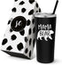 Mama Bear Vacuum Insulated Stainless Steel Tumbler with Lid and Straw - Mama Birthday Cup - Mother's Day or New Mom Gift - Travel Mug...