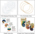 Louise Maelys 3 Set Landscape Embroidery Kits for Beginners,Cross Stitch Kit for Adults,DIY Needlepoint Kits with Mountain sun moon pattern...