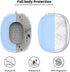 3 in 1 Silicone Case Cover Compatible with Apple Airpods Max Headphones, Anti-Scratch Ear Pad Case Cover Ear Cups Cover and Headband Cover Compati...