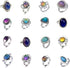 16pcs Mixed Mood rings classic temperature change color mood ring (Adjustable Size)...