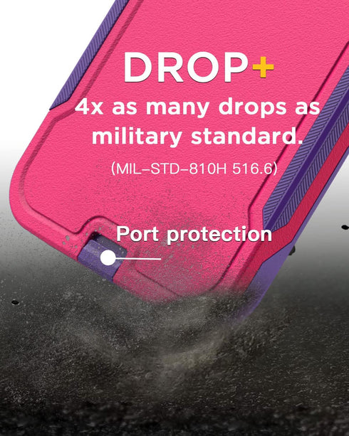 AICase for iPhone 14 Case with Glass Screen Protector,Heavy Duty Drop Protection Full Body Rugged Shockproof Military Protective Tough Durable Cov...