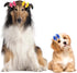 40PCS Christmas Dog Bows Cute Puppy Dog Small Bowknot Hair Bows with Rubber Bands Small Dog Hair Bowknot Pet Hair Accessories Pet Grooming Accesso...