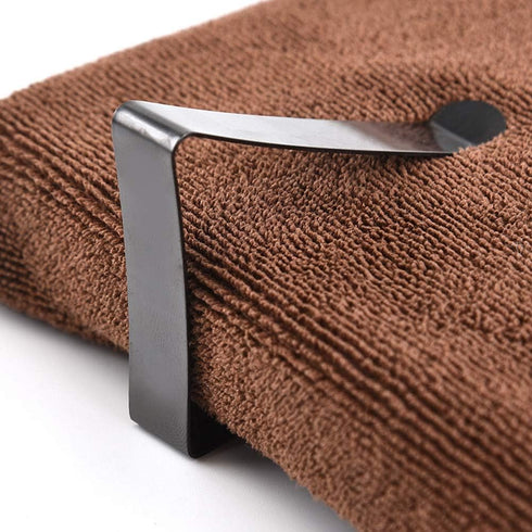 Stainless Steel Tablecloth Clips Adjustable for 1.5 inch Thick Table Angle Clamps Table Cloth Holders (8, Black, one Size)...