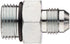 Brennan 6400-12-10-O Steel JIC Flared Tube Fitting, Straight, 3/4" Tube OD JIC Male x 7/8-14 Male Straight Thread O-Ring Boss...