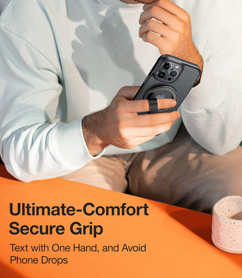 TORRAS 2024 Upgrade Magnetic Phone Grip Holder Kickstand, Compatible with PopSockets MagSafe Ring Removable, for iPhone 15,14, 13, 12 11 Pro/Max/P...