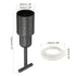 MECCANIXITY E14 Socket Ring Removal Tool T Type with Lamp Shade Socket Rings for Medium Base, Light Replacing Accessories, White Pack of 5...