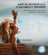 comiso Shower Bluetooth Speaker, Waterproof Bluetooth Speakers IPX7, Floating Portable Wireless Speaker with LED Light, Loud HD Sound and Bass for...