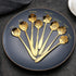 Stainless Steel Flower Coffee Spoon Set, LEIHEFA 8 Pcs Creative Tea Spoon,Stirring Spoon, Ice Tea Spoon for Tea, Cake, Sugar, Dessert Ice Cream Sp...