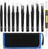 11 PCS Precision Tweezers Set, ESD Tweezers Set, Premium Craft Tweezers Kit, Anti-Static Stainless Steel Tweezers with Tweezer Storage Bag for Lab...