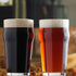 LAV Pint Beer Glasses Set of 6 x 19 oz - Traditional British Pub Pint Glasses - Large Craft Clear Beer, Iced Latte Glasses - Easy Stacking & Lead-...