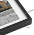 Golden State Art, 8x10 Black Picture Frame Display Photo 5x7 with Mat or 8 x 10 Without Mat for Wall Mounting, Classic Satin Aluminum Frames with ...