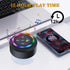 Bluetooth Waterproof Shower Speaker, Portable Wireless Speaker with Suction Cup Small Speaker with Colorful Lights, Teen Gift Ideas, for Shower, B...