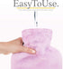 Hot Water Bottle with Soft Cover - 1.8L Large - Classic Hot Water Bag for Pain Relief, Neck and Shoulders, Feet Warmer, Menstrual Cramps, Hot and ...