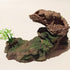 Aquarium Ornament Rock Cave Landscape Artificial Mountain View Stone with Moss Tree Fish Tank Decoration (#Hill A)...