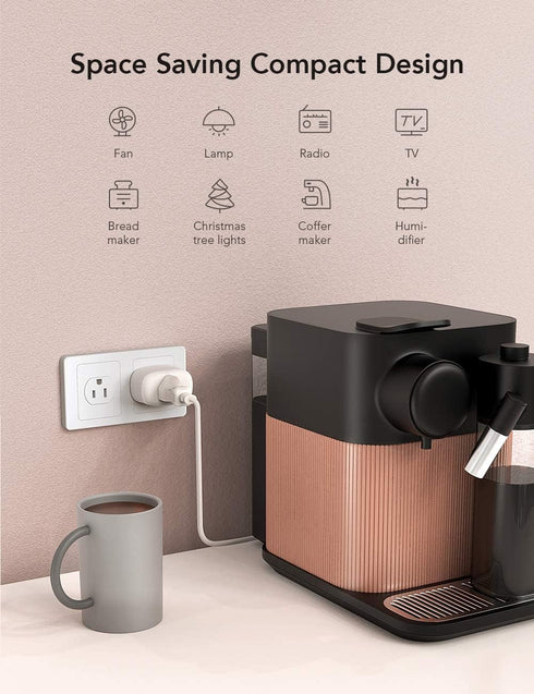 nooie Bluetooth Smart Plug, WiFi Mini Smart Outlet, Remote/Voice Control, Compatible with Alexa Google Home, Schedule Timer, Child Lock, ETL Certi...