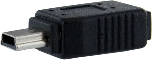 StarTech.com Micro USB to Mini USB 2.0 Adapter - Micro USB (f) to Mini USB (m) (UUSBMUSBFM) Black...